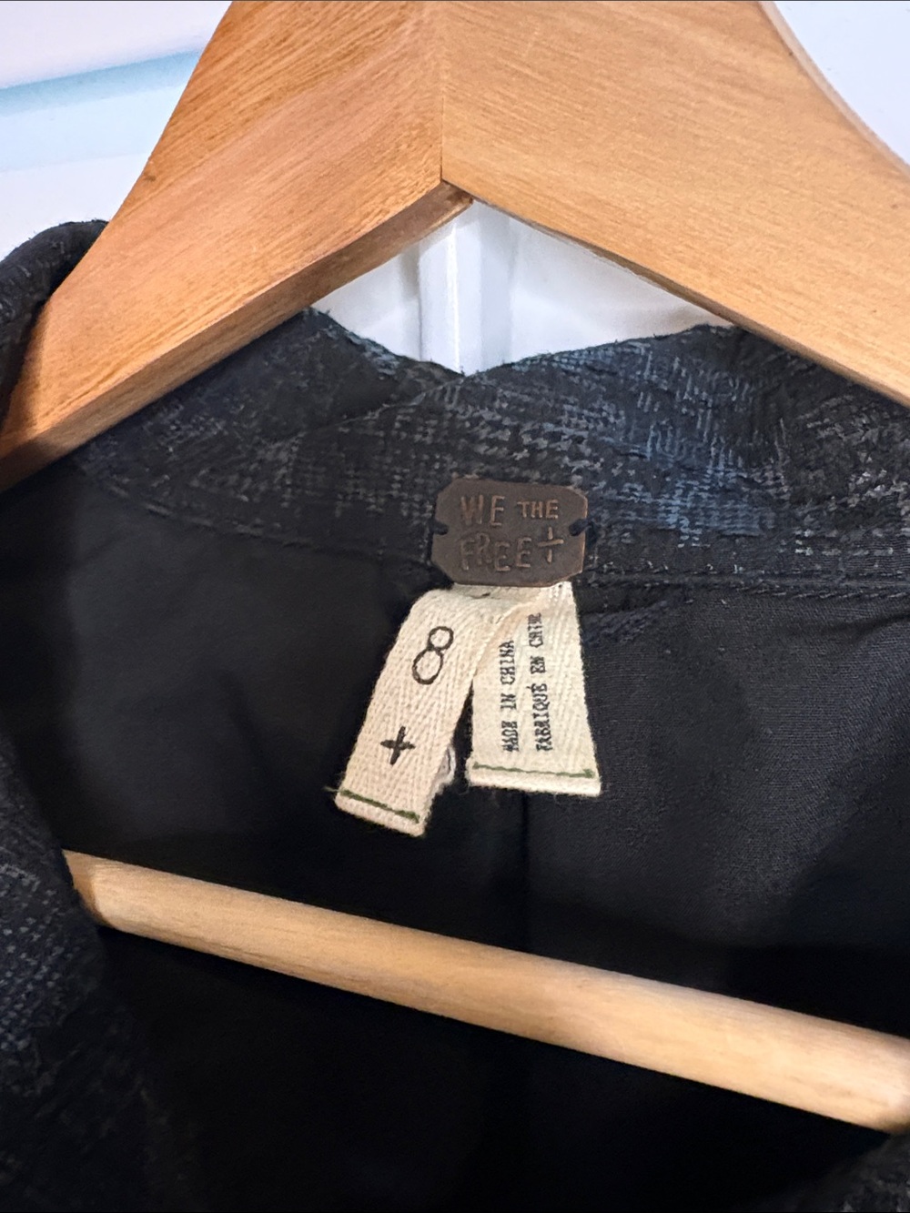 Free People Moto Black Jacket with Red Zipper Accents 8 - Picture 3 of 9